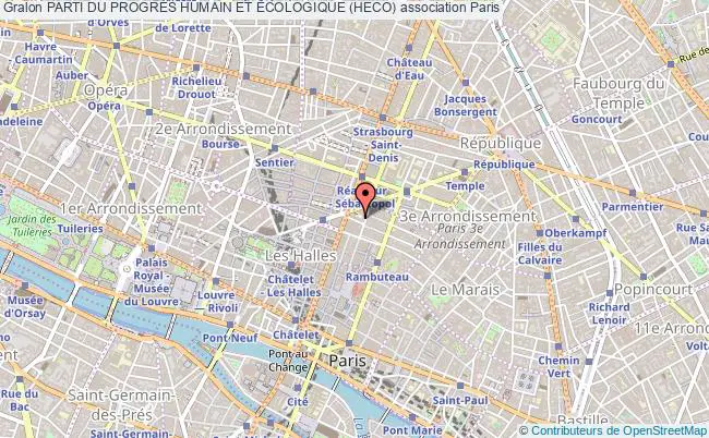 plan association Parti Du ProgrÈs Humain Et Écologique (heco) Paris