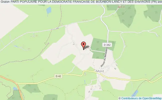 PARTI POPULAIRE POUR LA DEMOCRATIE FRANCAISE DE BOURBON-LANCY ET DES ENVIRONS (PA)