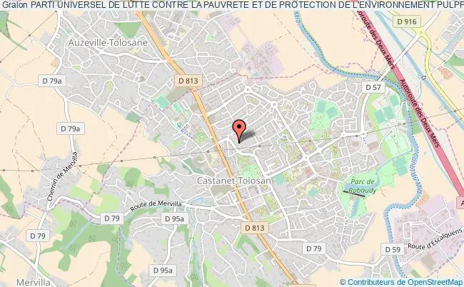 plan association Parti Universel De Lutte Contre La Pauvrete Et De Protection De L'environnement Pulppe Castanet-Tolosan