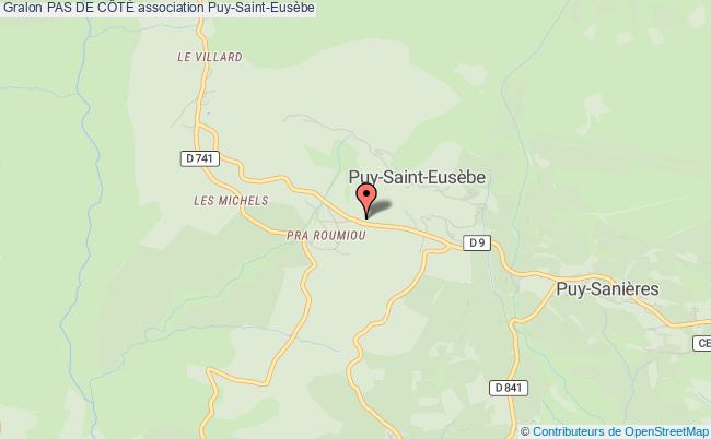 plan association Pas De CÔtÉ Puy-Saint-Eusèbe