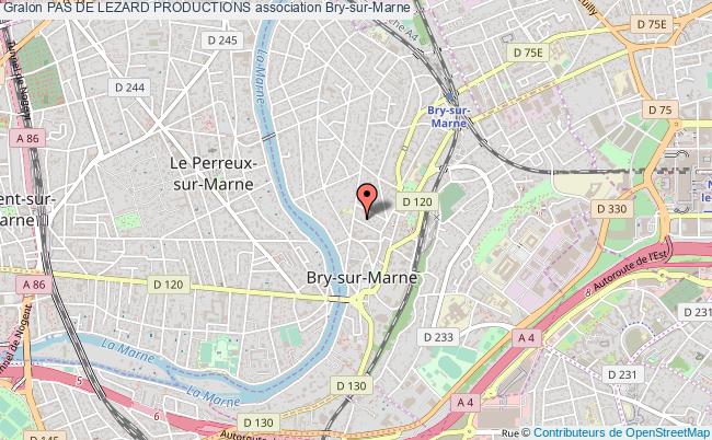 plan association Pas De Lezard Productions Bry-sur-Marne