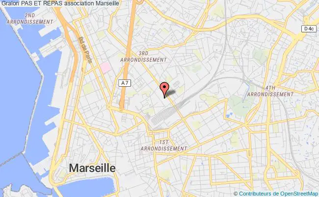 plan association Pas Et Repas Marseille