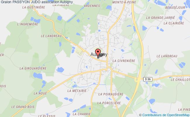 plan association Pass'yon Judo Aubigny-Les Clouzeaux