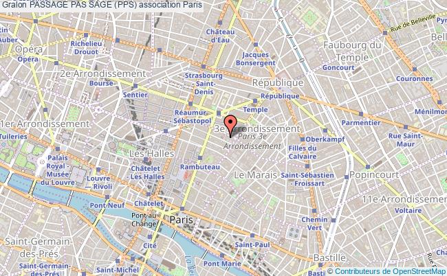 plan association Passage Pas Sage (pps) Paris