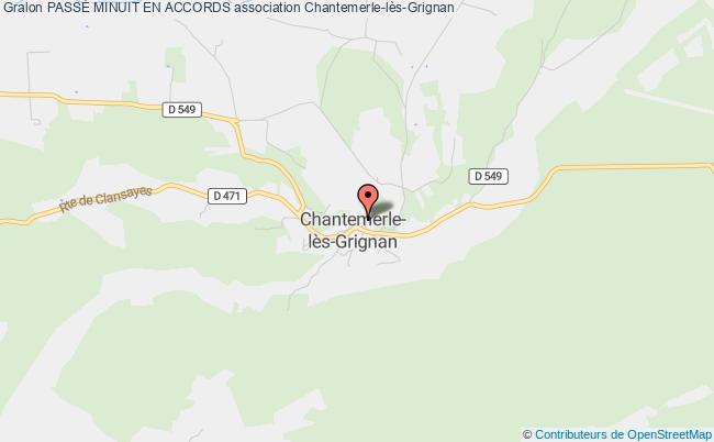 plan association PassÉ Minuit En Accords Chantemerle-lès-Grignan