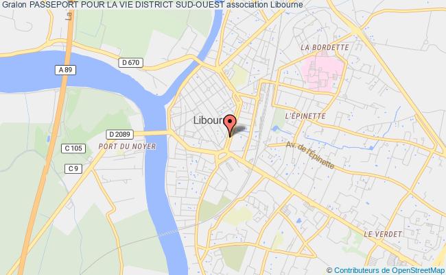 plan association Passeport Pour La Vie District Sud-ouest Libourne