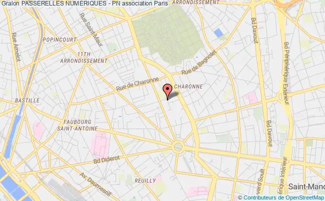 plan association Passerelles Numeriques - Pn Paris