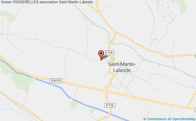 plan association Passerelles Saint-Martin-Lalande