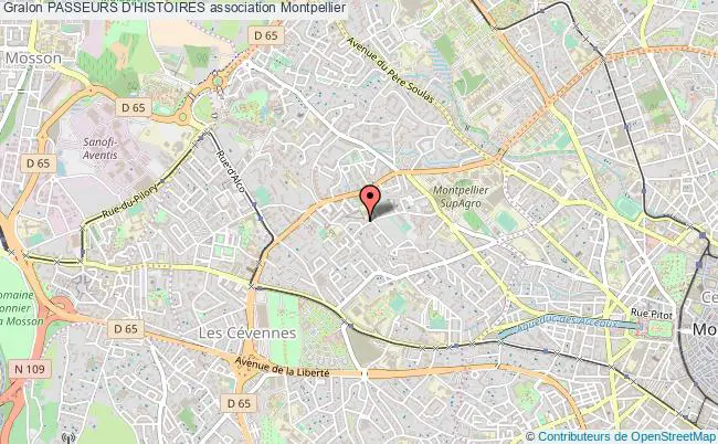 plan association Passeurs D'histoires Montpellier