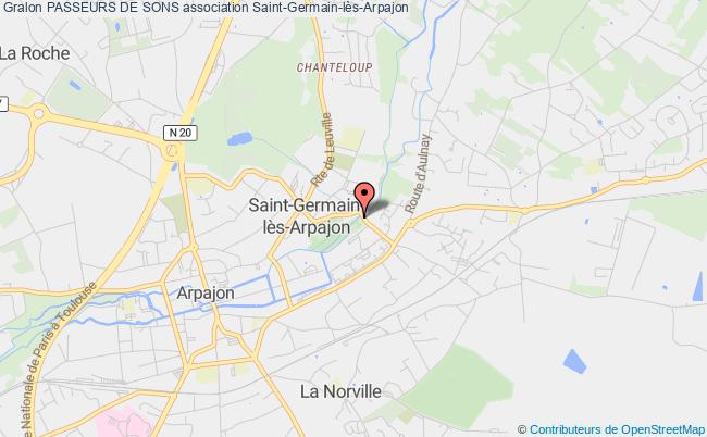 plan association Passeurs De Sons Saint-Germain-lès-Arpajon