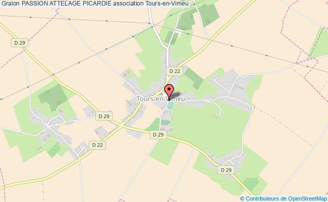 plan association Passion Attelage Picardie Tours-en-Vimeu