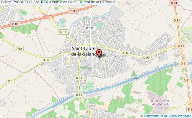 plan association Passion Flamenca Saint-Laurent-de-la-Salanque