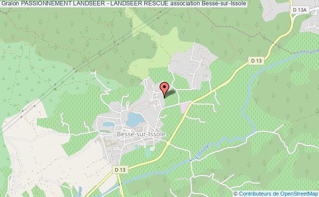 plan association Passionnement Landseer - Landseer Rescue Besse-sur-Issole