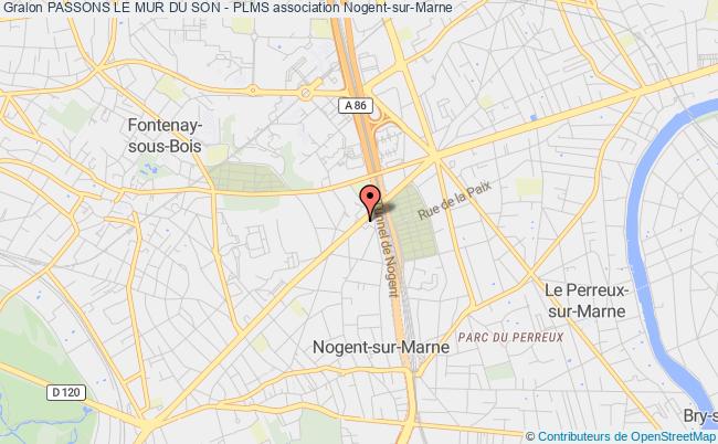 plan association Passons Le Mur Du Son - Plms Nogent-sur-Marne