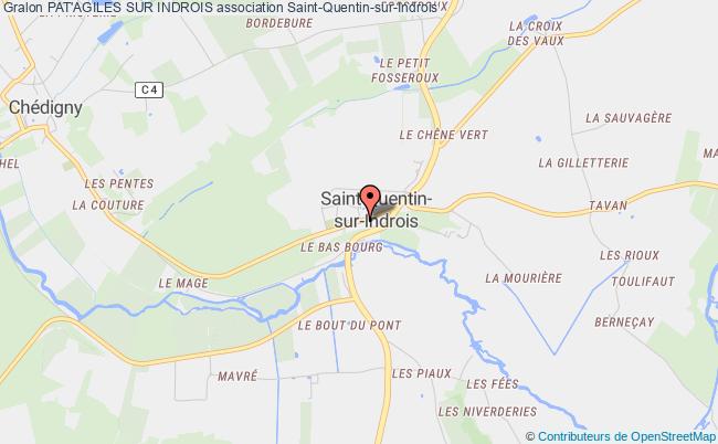 plan association Pat'agiles Sur Indrois Saint-Quentin-sur-Indrois