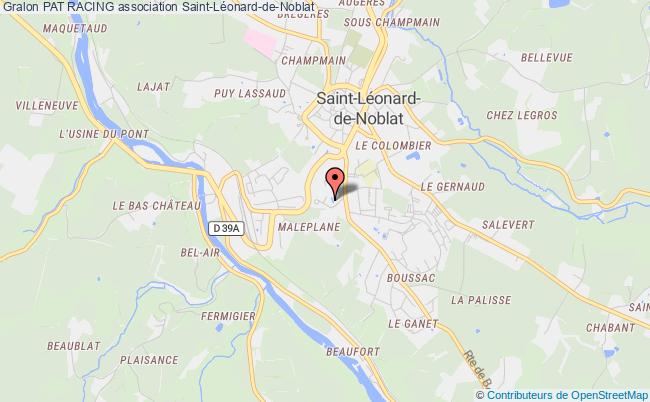 plan association Pat Racing Saint-Léonard-de-Noblat