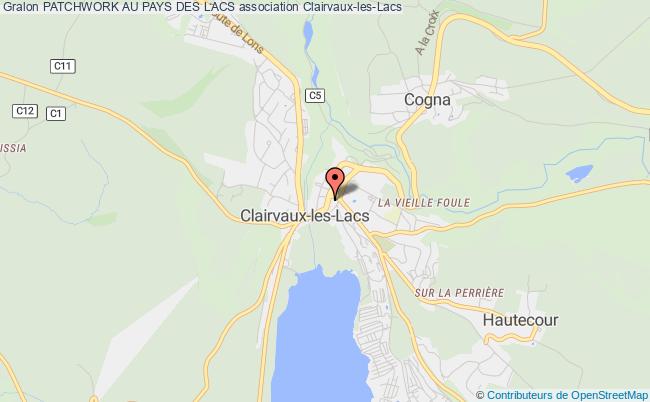 plan association Patchwork Au Pays Des Lacs Clairvaux-les-Lacs