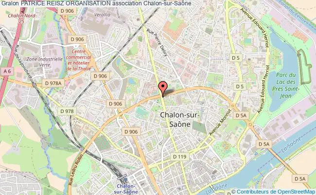 plan association Patrice Reisz Organisation Chalon-sur-Saône
