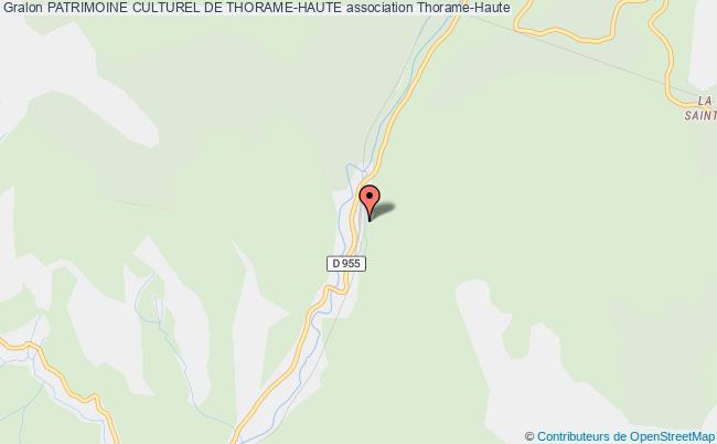 PATRIMOINE CULTUREL DE THORAME-HAUTE