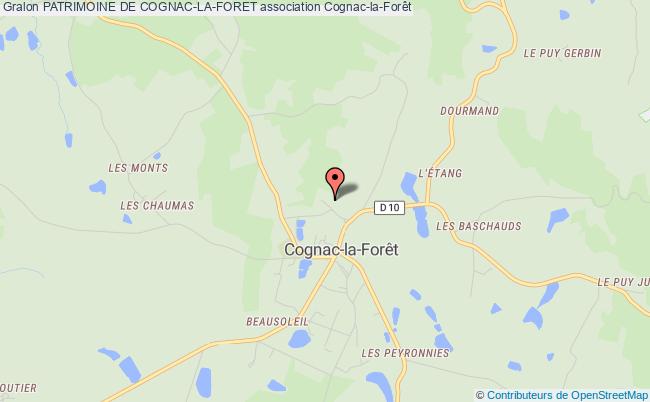 plan association Patrimoine De Cognac-la-foret Cognac-la-Forêt