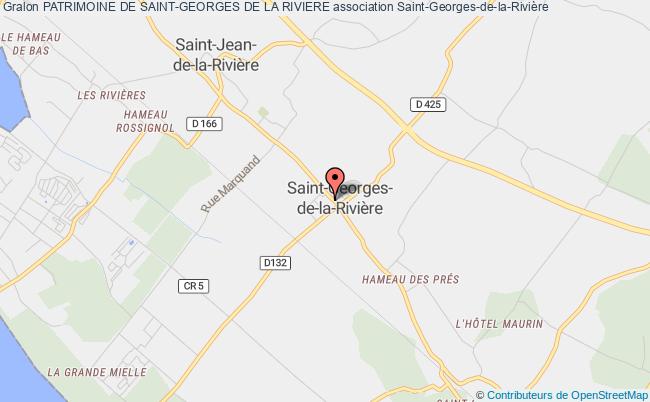 plan association Patrimoine De Saint-georges De La Riviere Saint-Georges-de-la-Rivière