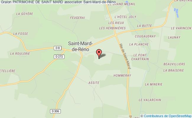 plan association Patrimoine De Saint Mard Saint-Mard-de-Réno