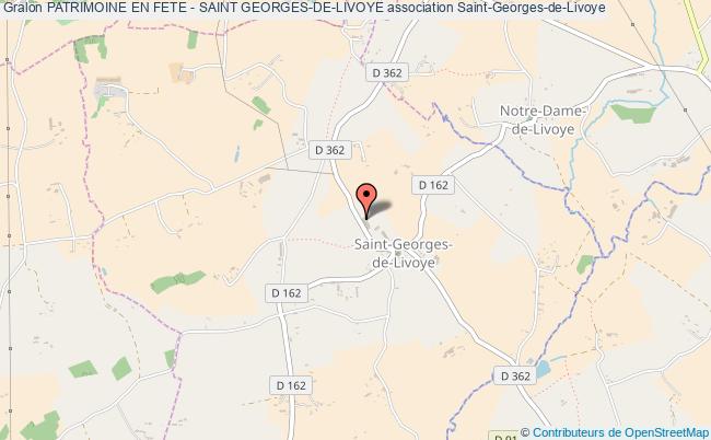 plan association Patrimoine En Fete - Saint Georges-de-livoye Saint-Georges-de-Livoye