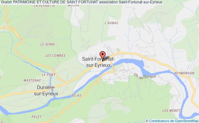 plan association Patrimoine Et Culture De Saint Fortunat Saint-Fortunat-sur-Eyrieux