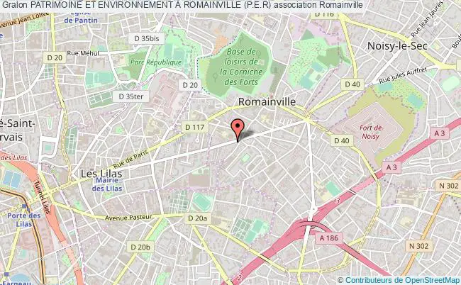plan association Patrimoine Et Environnement À Romainville (p.e.r) Romainville