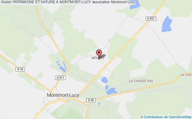 plan association Patrimoine Et Nature Â Montmort-lucy Montmort-Lucy