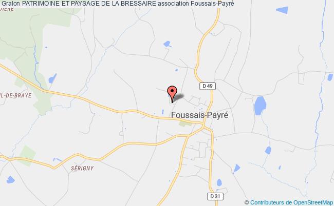 plan association Patrimoine Et Paysage De La Bressaire Foussais-Payré