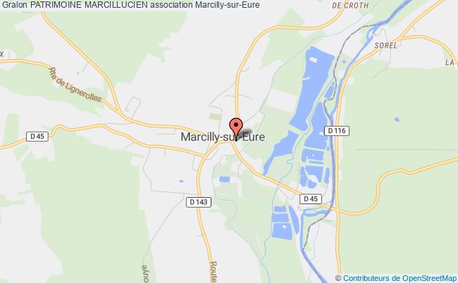 plan association Patrimoine Marcillucien Marcilly-sur-Eure