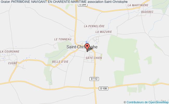 plan association Patrimoine Navigant En Charente-maritime Saint-Christophe