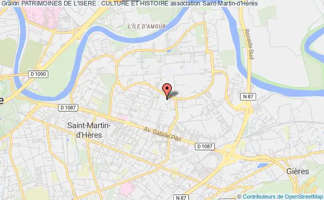 plan association Patrimoines De L'isere : Culture Et Histoire Saint-Martin-d'Hères