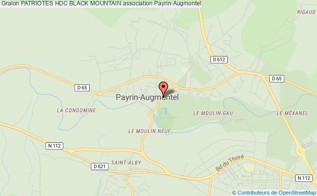 plan association Patriotes Hdc Black Mountain Payrin-Augmontel