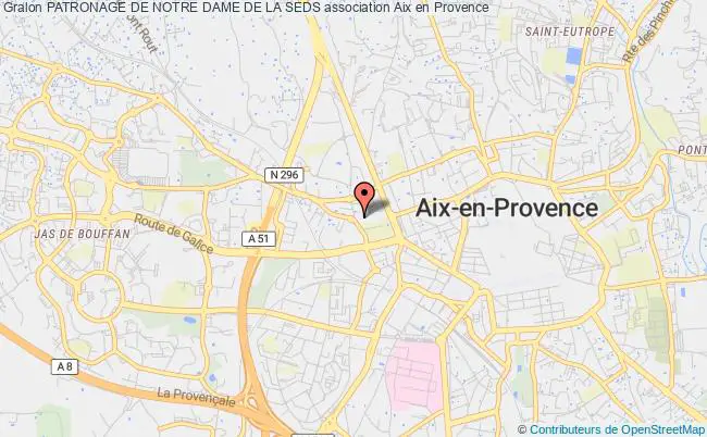 plan association Patronage De Notre Dame De La Seds Aix-en-Provence