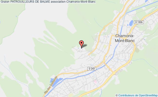 plan association Patrouilleurs De Balme Chamonix-Mont-Blanc