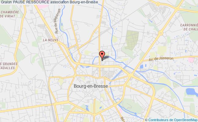 plan association Pause Ressource Bourg-en-Bresse