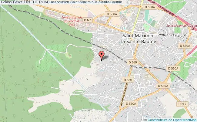 plan association Paws On The Road Saint-Maximin-la-Sainte-Baume