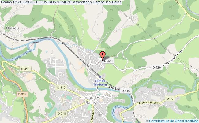plan association Pays Basque Environnement Cambo-les-Bains