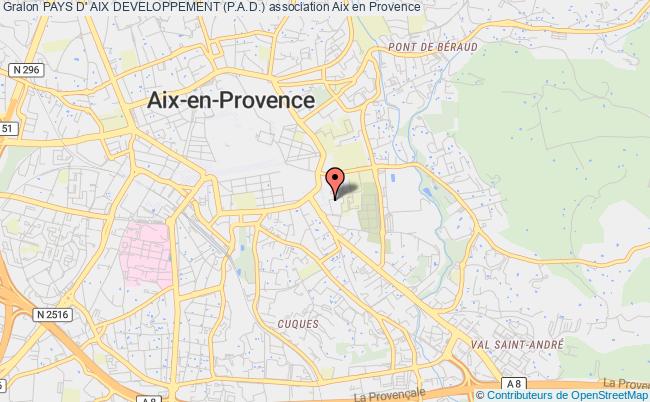plan association Pays D' Aix Developpement (p.a.d.) Aix-en-Provence