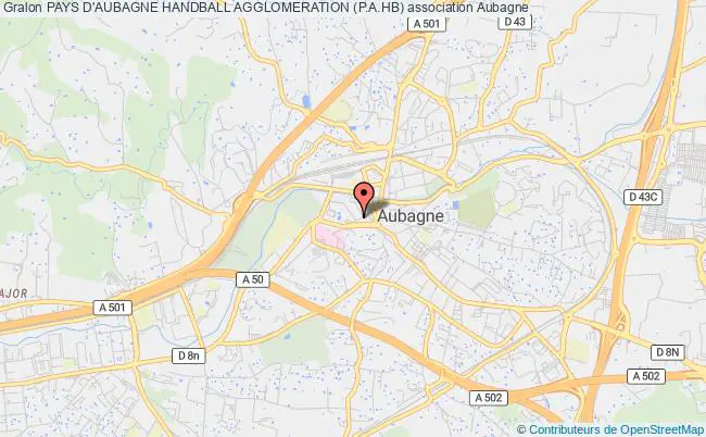 plan association Pays D'aubagne Handball Agglomeration (p.a.hb) Aubagne
