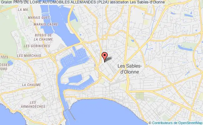 plan association Pays De Loire Automobiles Allemandes (pl2a) Les   Sables-d'Olonne