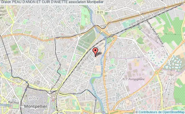 plan association Peau D'anon Et Cuir D'anette Montpellier