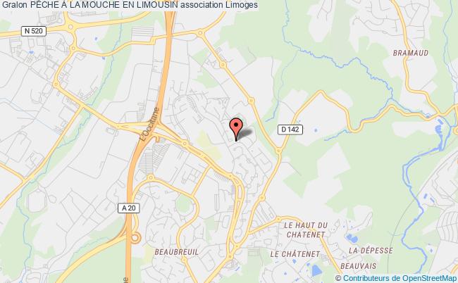 plan association PÊche À La Mouche En Limousin Limoges