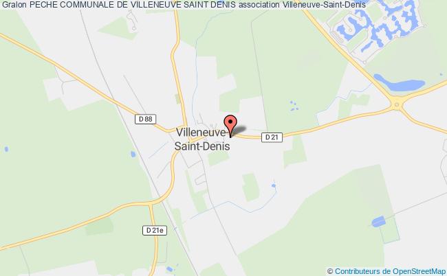 plan association Peche Communale De Villeneuve Saint Denis Villeneuve-Saint-Denis