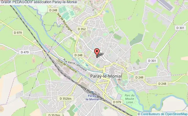 plan association Pedagodif Paray-le-Monial