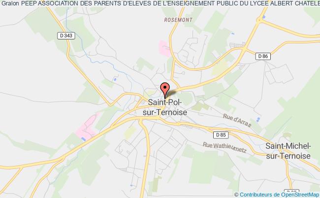 plan association Peep Association Des Parents D'eleves De L'enseignement Public Du Lycee Albert Chatelet Saint-Pol-sur-Ternoise