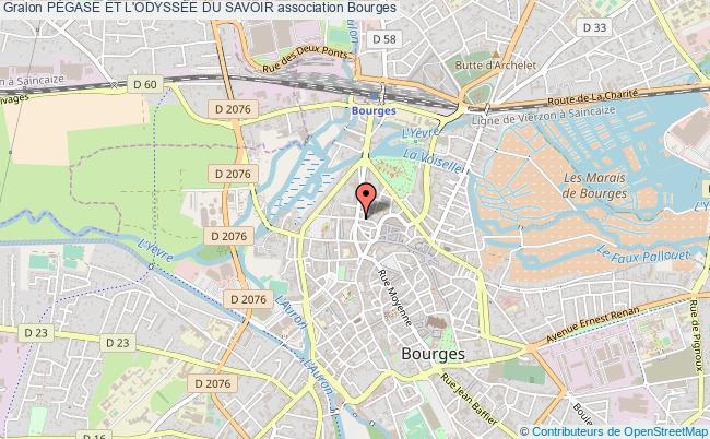 plan association PÉgase Et L'odyssÉe Du Savoir Bourges
