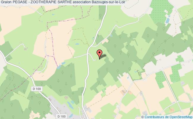 plan association Pegase - ZoothÉrapie Sarthe Bazouges-sur-le-Loir